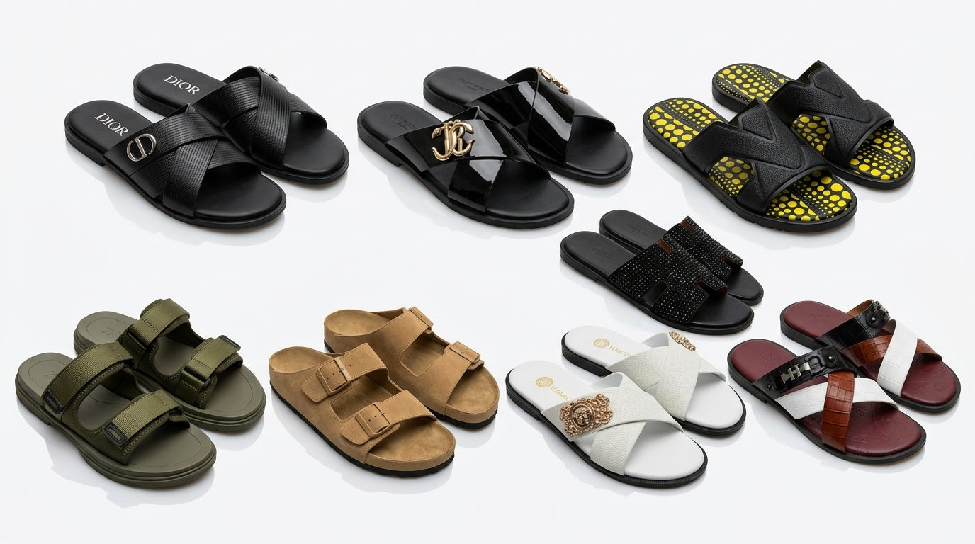 Sandals and slides