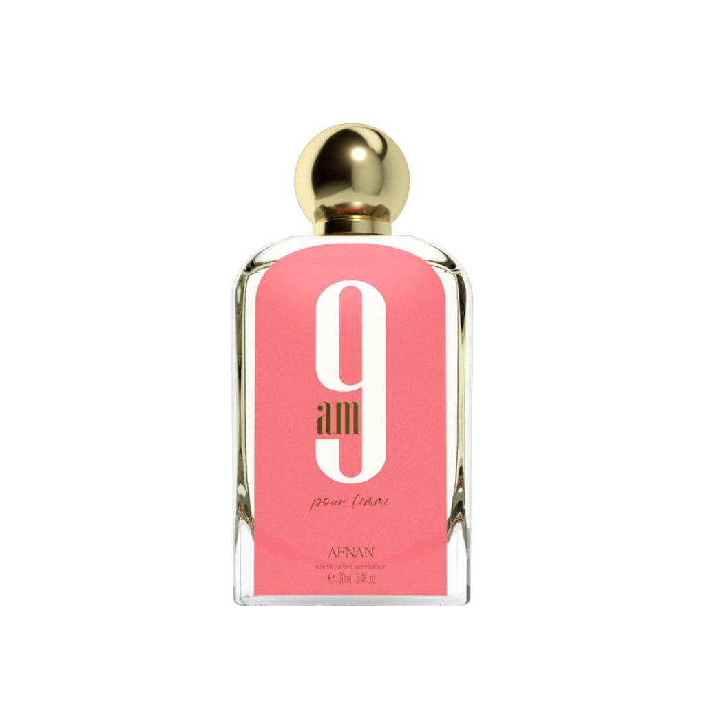 Afnan 9 AM Pour Femme Eau De Parfum, 3.4 Fl. Oz / 100ml