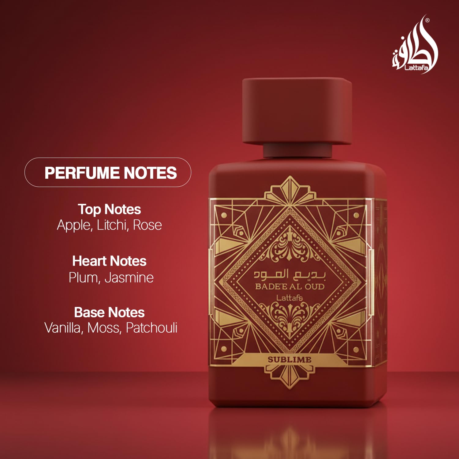 Lattafa Bade'e Al Oud Sublime - Tropical, Fruity, Fresh, Vanilla - Eau de Parfum Long-Lasting Fragrance for Unisex.