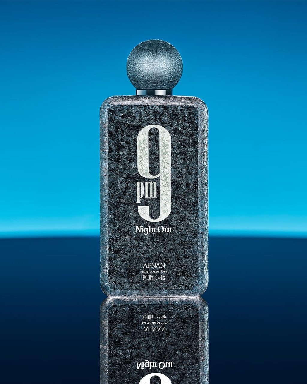 Afnan 9 PM Night Out Unisex Extrait de Parfum, 3.4 Fl. Oz / 100ml