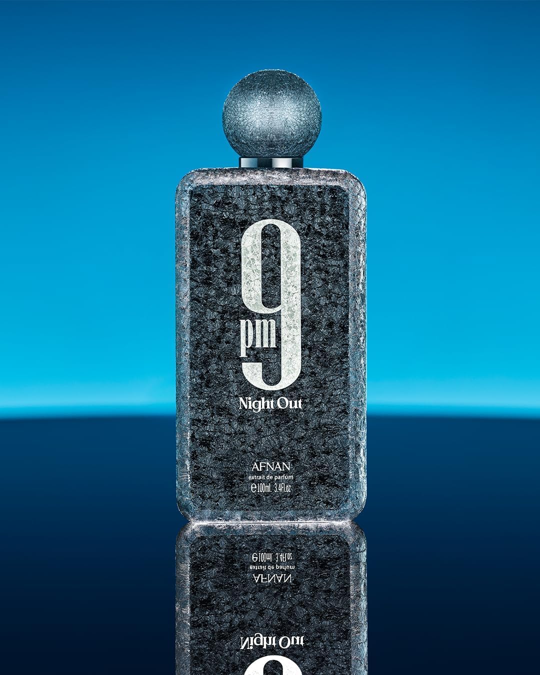 Afnan 9 PM Night Out Unisex Extrait de Parfum, 3.4 Fl. Oz / 100ml