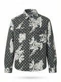 Louis Vuitton Monogram Bleach Denim Shirt Jacket