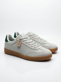 Men's Light Grey Suede Terrace Shoes - Classic Vintage Style Lifestyle Sneakers