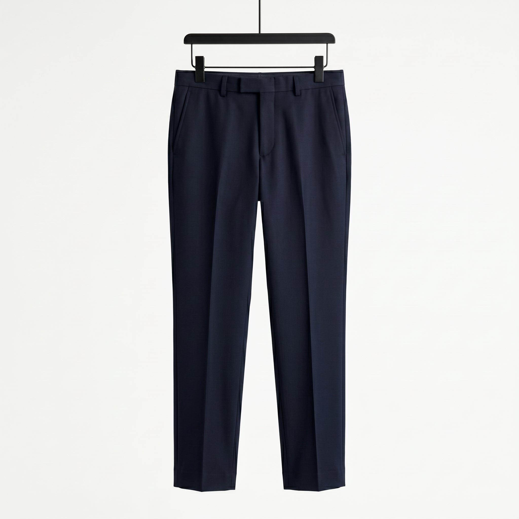 Men's Tailored Slim-Fit Cropped Dress Trousers