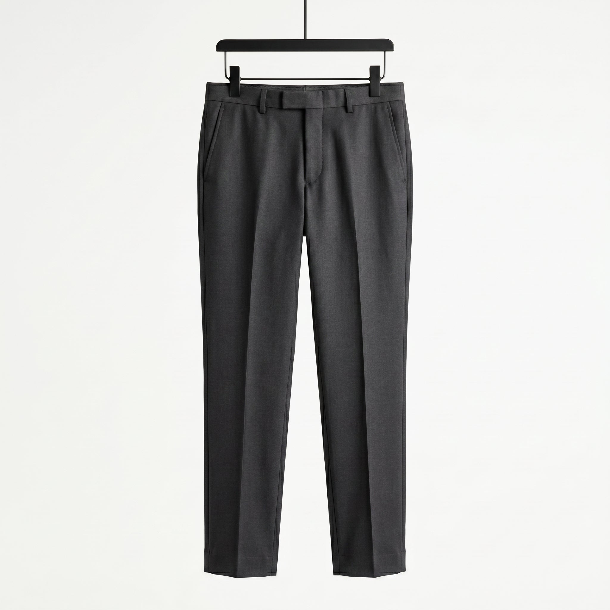 Men's Tailored Slim-Fit Cropped Dress Trousers
