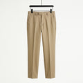 Men's Tailored Slim-Fit Cropped Dress Trousers