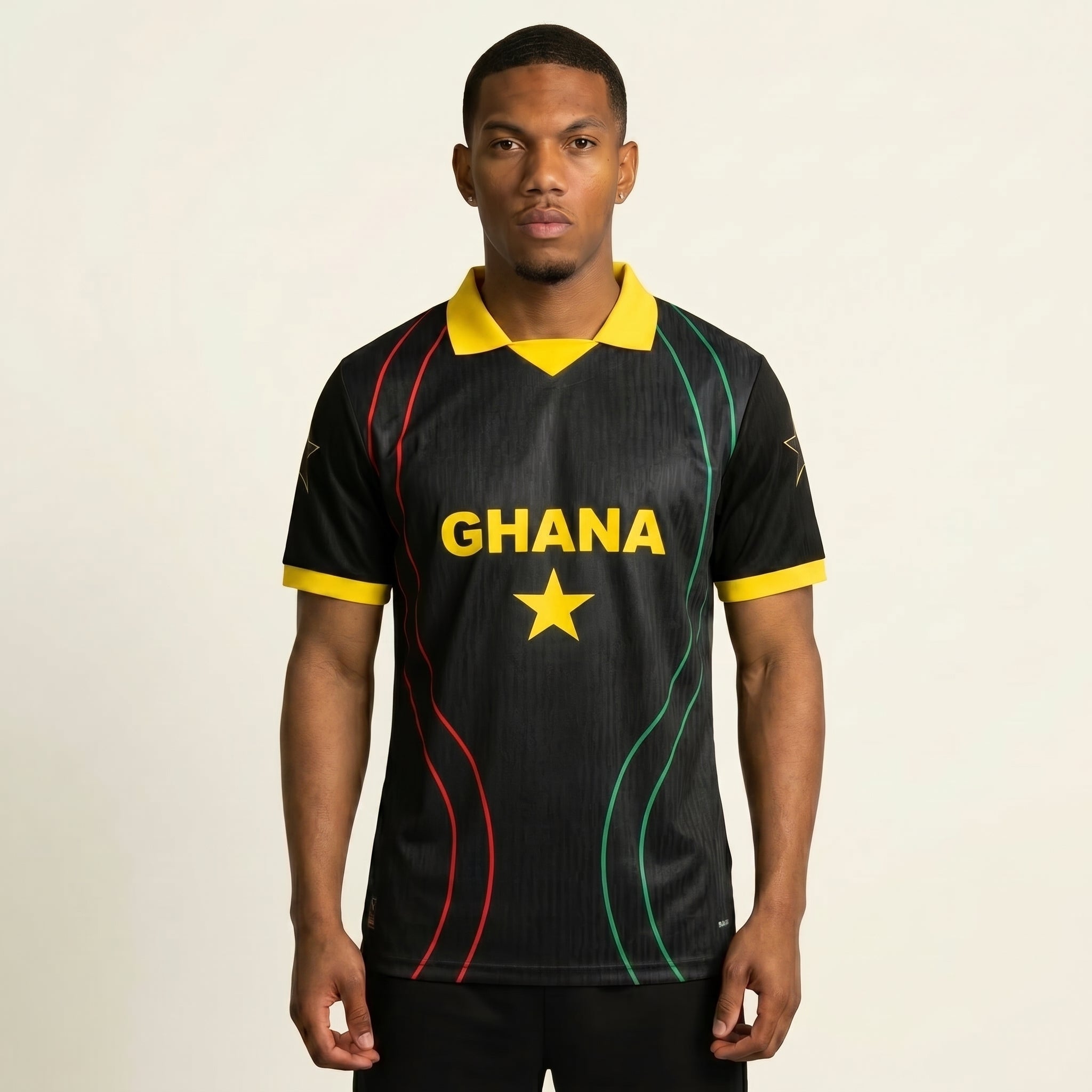 Ghana Black Jersey Black - Beautiful Design - Good Quality