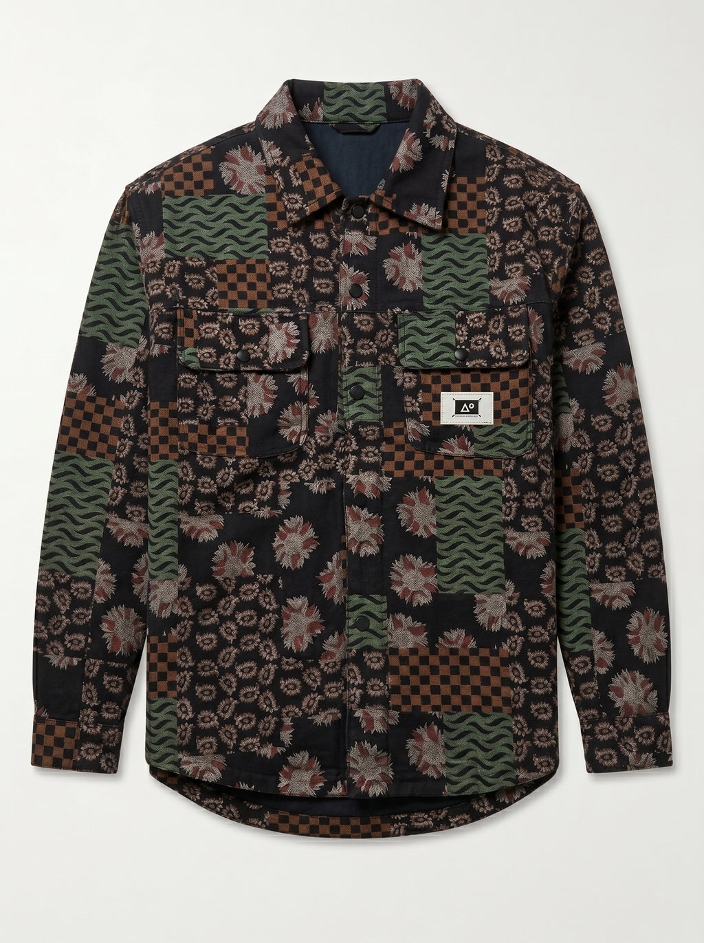 Maharishi Patchwork Jacquard Overshirt