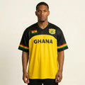 Ghana Black Star Jersey - Good Quality Black and Yellow Design