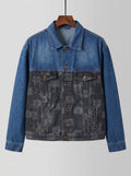 Loewe Anagram Two-Tone Denim Jacket