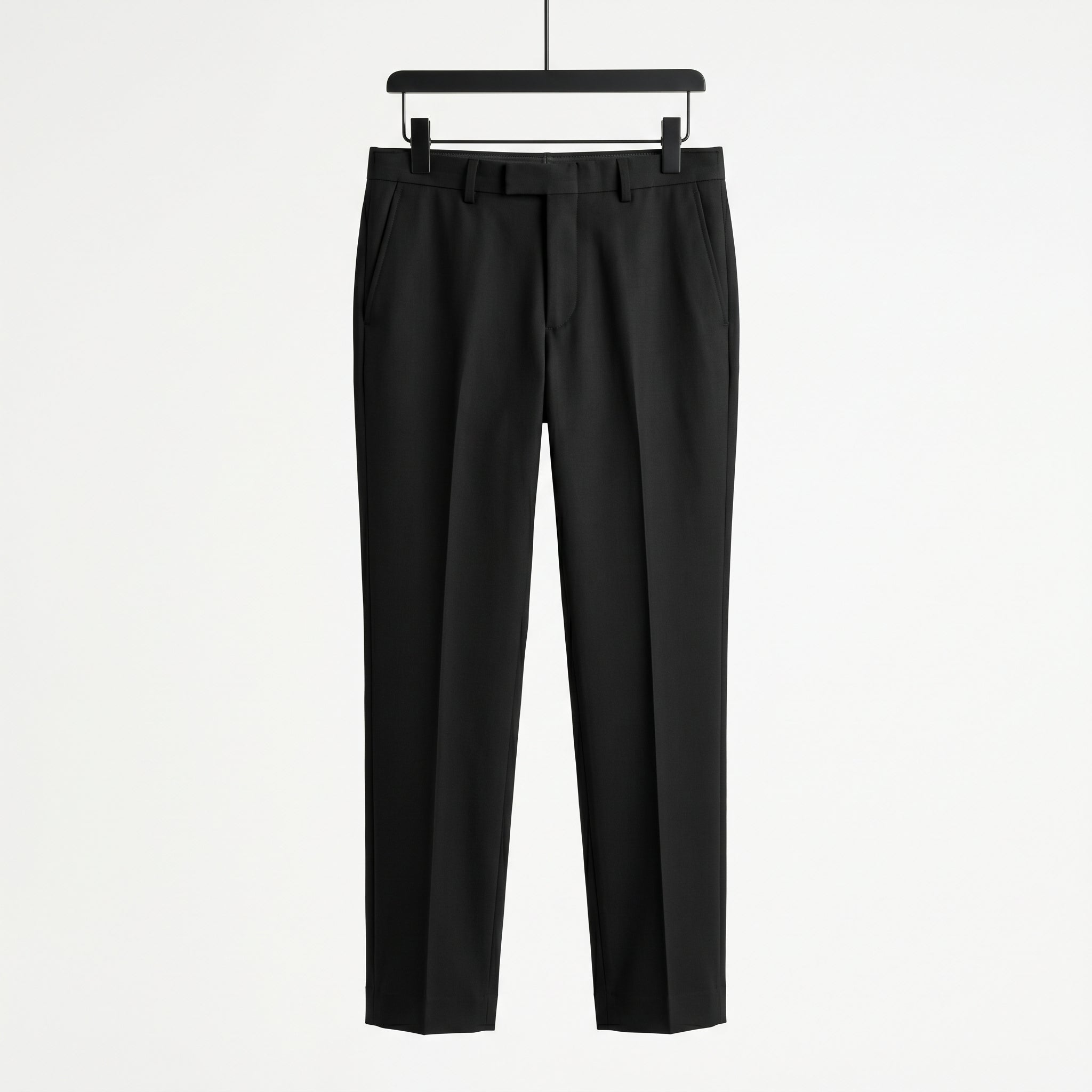Men's Tailored Slim-Fit Cropped Dress Trousers