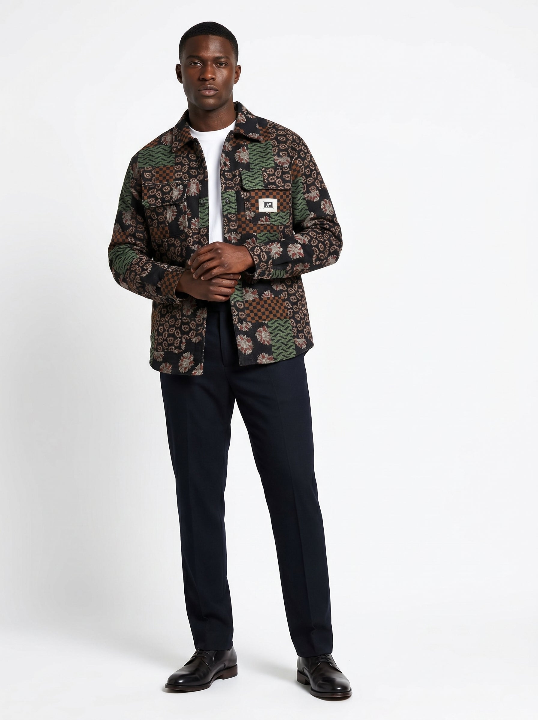 Maharishi Patchwork Jacquard Overshirt