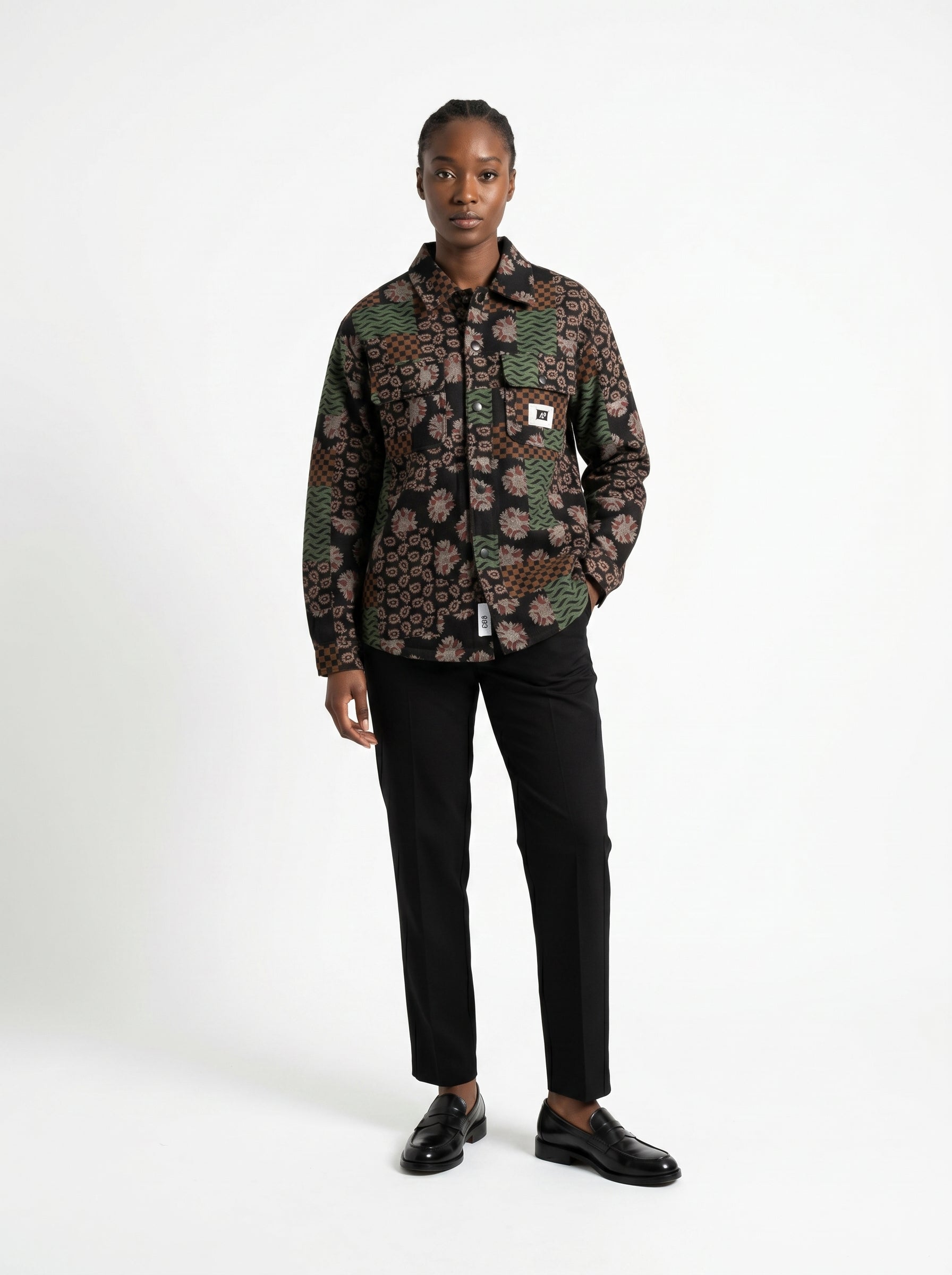 Maharishi Patchwork Jacquard Overshirt