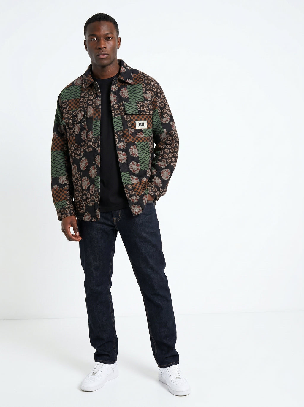 Maharishi Patchwork Jacquard Overshirt