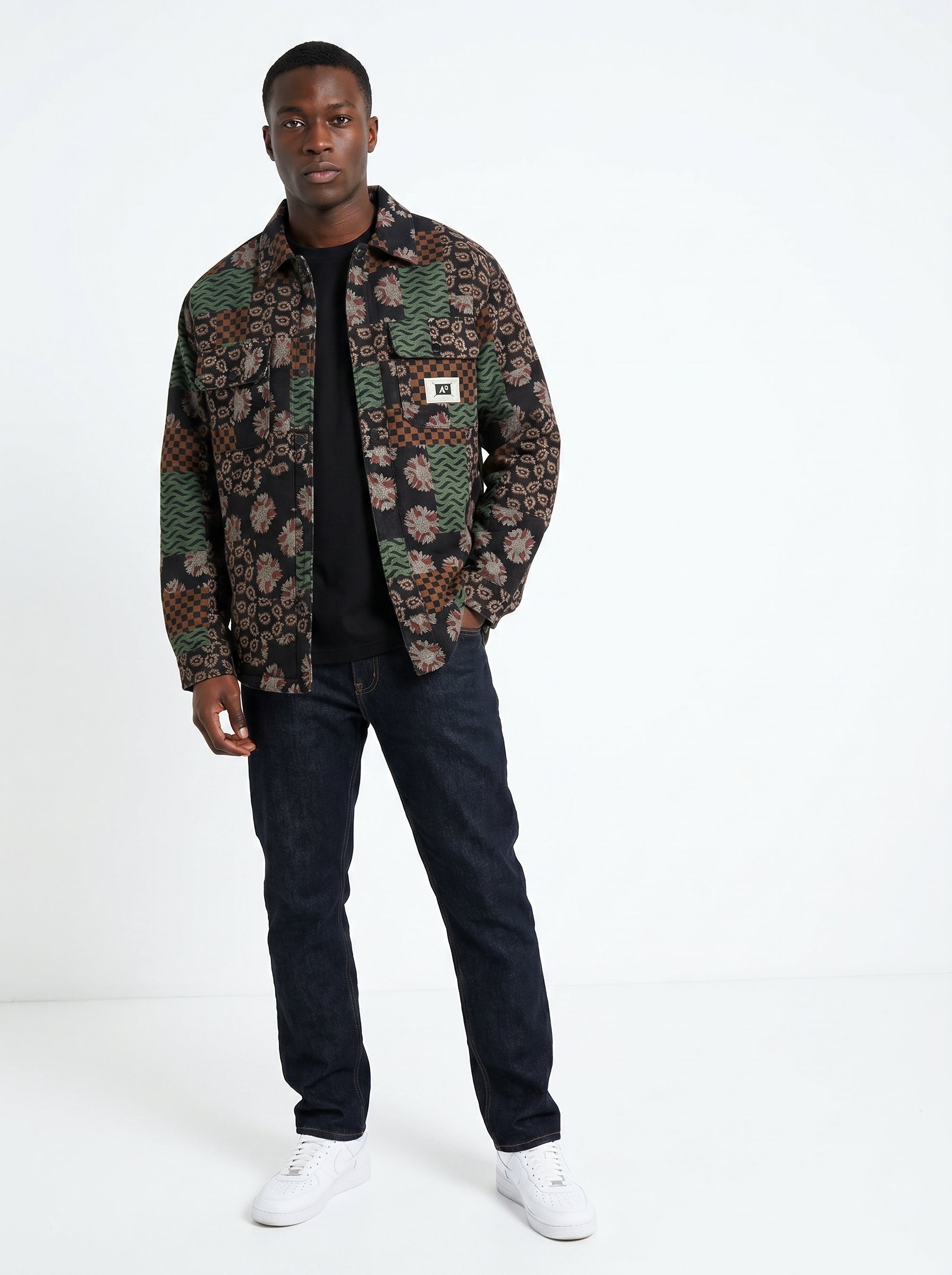 Maharishi Patchwork Jacquard Overshirt