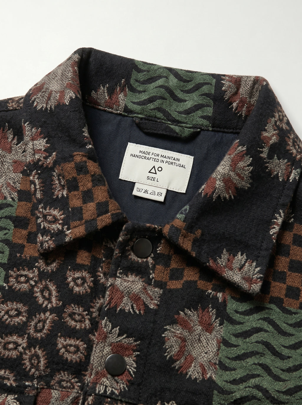 Maharishi Patchwork Jacquard Overshirt