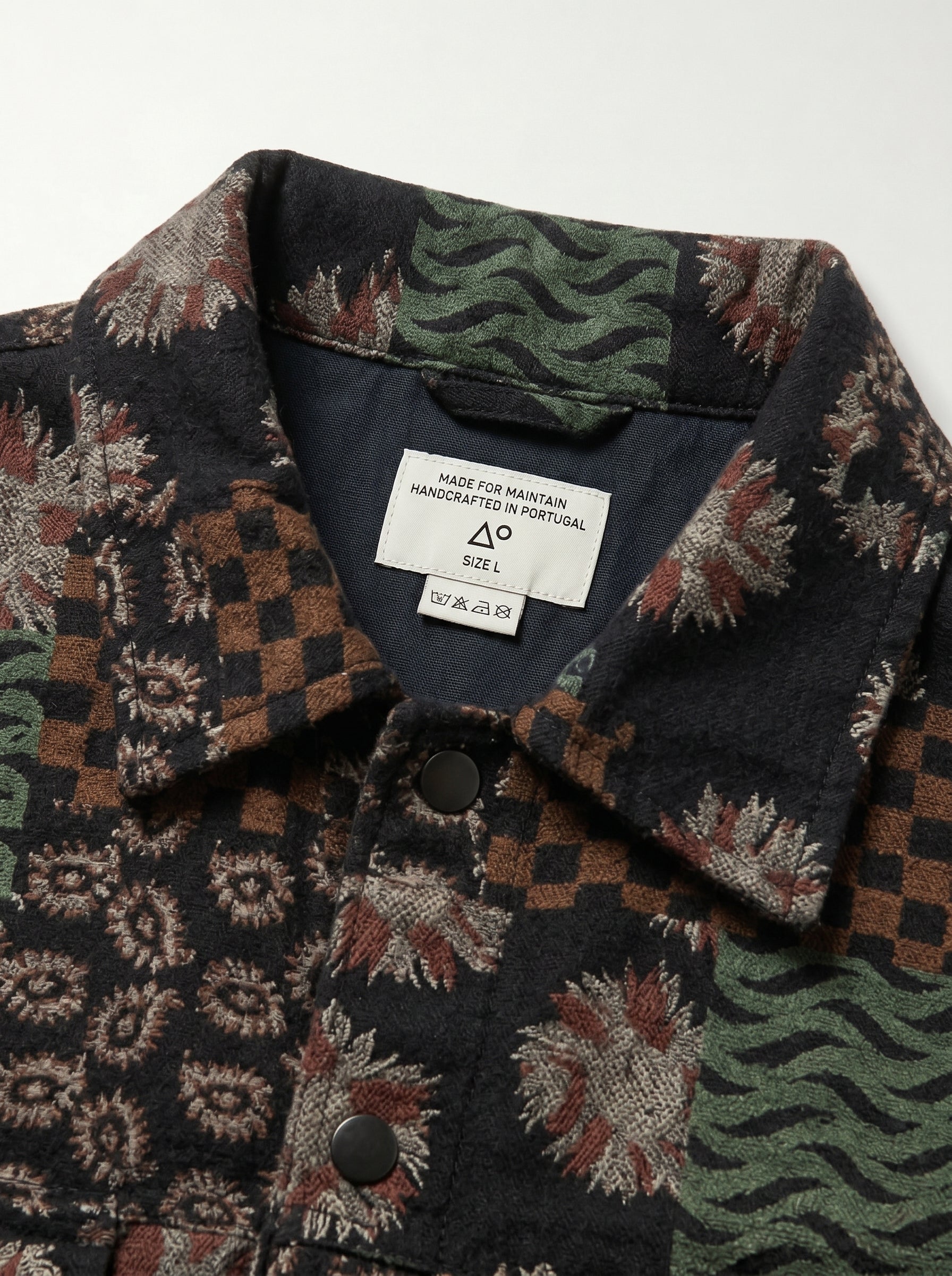 Maharishi Patchwork Jacquard Overshirt